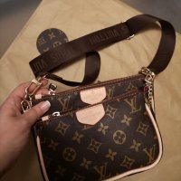 Дамска чанта Louis Vuitton кафява, снимка 1 - Чанти - 27631058