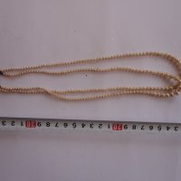 Старинно колие от перли и сребро 2, снимка 1 - Колиета, медальони, синджири - 40164937