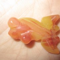 Ахат жълт естествен, Златна Риба, рибка 35 карата, снимка 1 - Колекции - 34929377