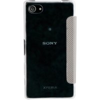 Калъф Roxfit Book Case за Sony Z5 Compact, Silver, снимка 2 - Калъфи, кейсове - 43018816