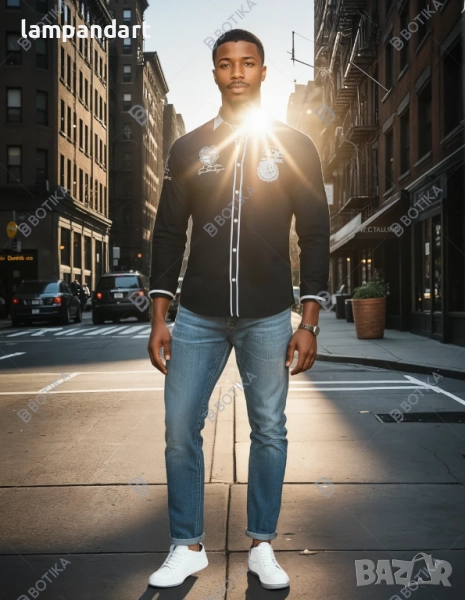 Риза La Martina черна, снимка 1