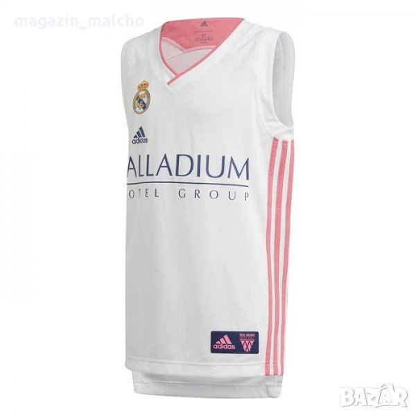Детска Тениска - ADIDAS RMCF Real Madrid Baloncesto Basketball Home Jersey;размери:от 116 до 164 см., снимка 1