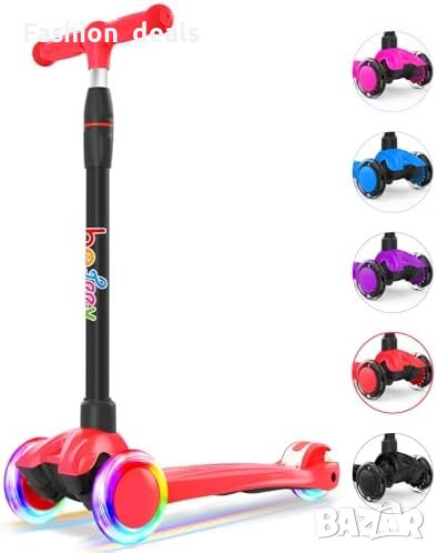 Нова Тротинетка за деца на възраст 3-12 години Подарък Момичета Момчета, снимка 1