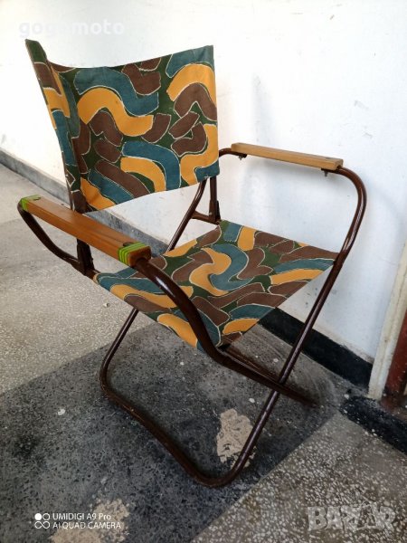 Сгъваем стол, туристически шезлонг, стол за плаж, вила, къмпинг,каравана, кемпер , снимка 1