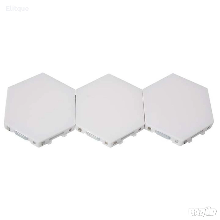 Комплект от 3 броя Модулен TOUCH LED панел тип „Honeycomb", снимка 1