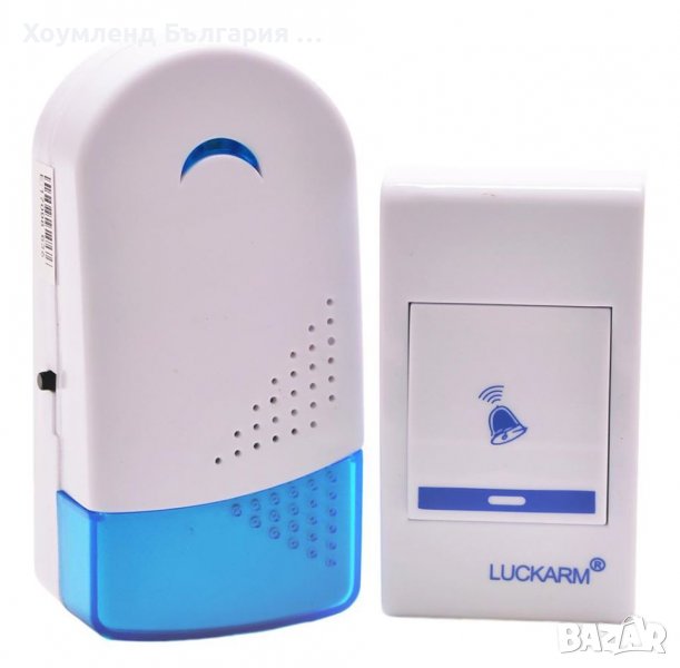 Безжичен звънец за врата с 100 метра обхват, снимка 1