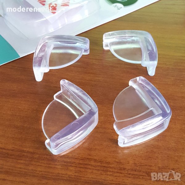 Комплект силиконови предпазители за ъгли на маса 4бр, снимка 1