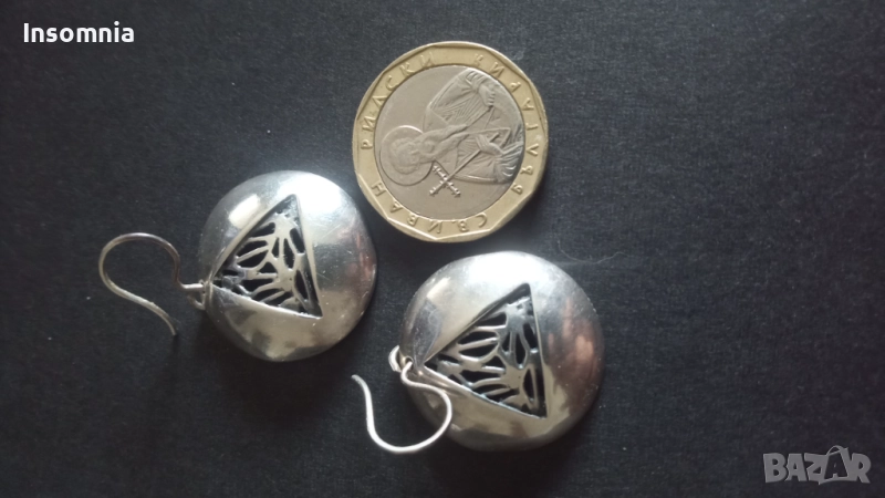 Сребърни бижута - обеци и пръстени, снимка 1