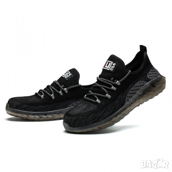 Работни обувки с метално бомбе - уникално леки от дишащ материал (Модел 235), снимка 1