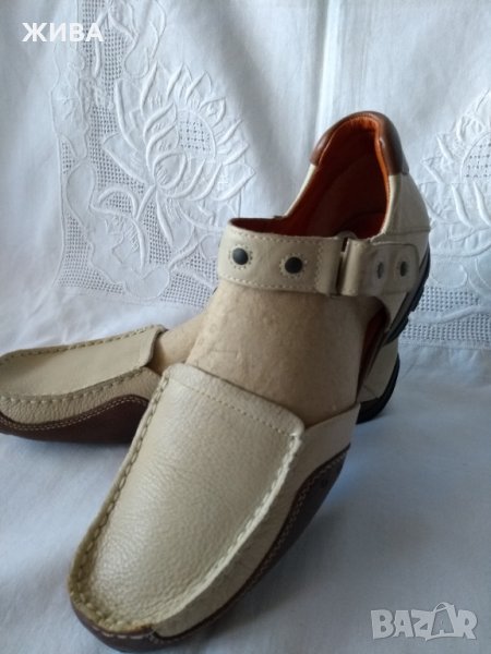 camel active - естествена кожа, цвят пудра, снимка 1