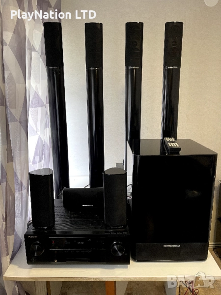 Pioneer VSX 921 + 7.1 Harman Kardon HKTS 11 SUB-TS11, снимка 1