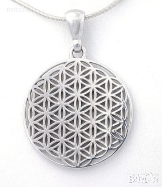 сребърна висулка "цветето на живота", снимка 1