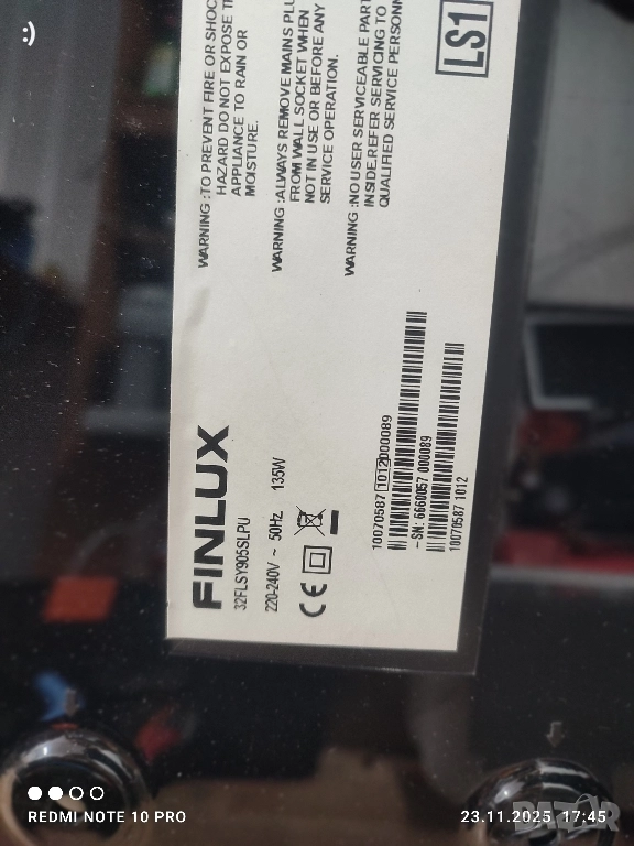 finlux 32flsy905slpu на части, снимка 1