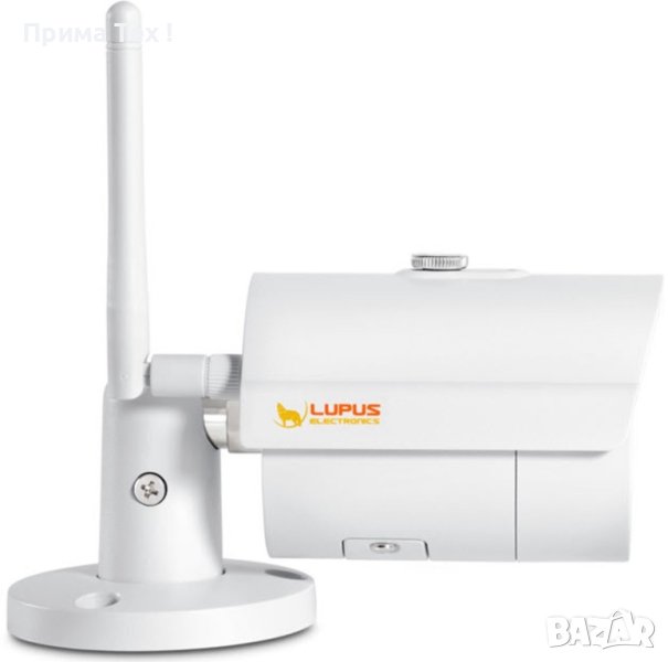 Lupus Electronics LE202 WLAN, IP охранителна камера, Външна, Безжична, 30 м, Стена, Бяла, снимка 1