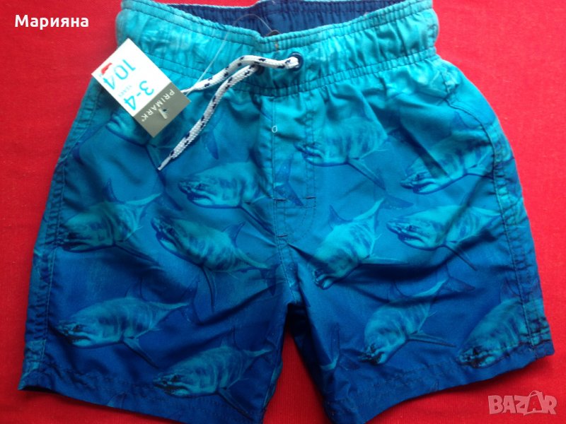 нови  къси панталони за  момче 3-4год, снимка 1