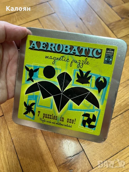 Игра магнитна с форми от магнитни парчета нова в кутия , снимка 1