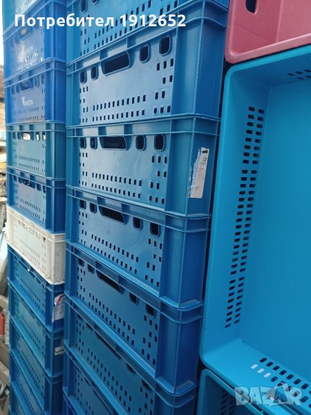 Продава пластмасови каси за месо и колбаси 60/40/20см.за закуски и хлебни изделия., снимка 1