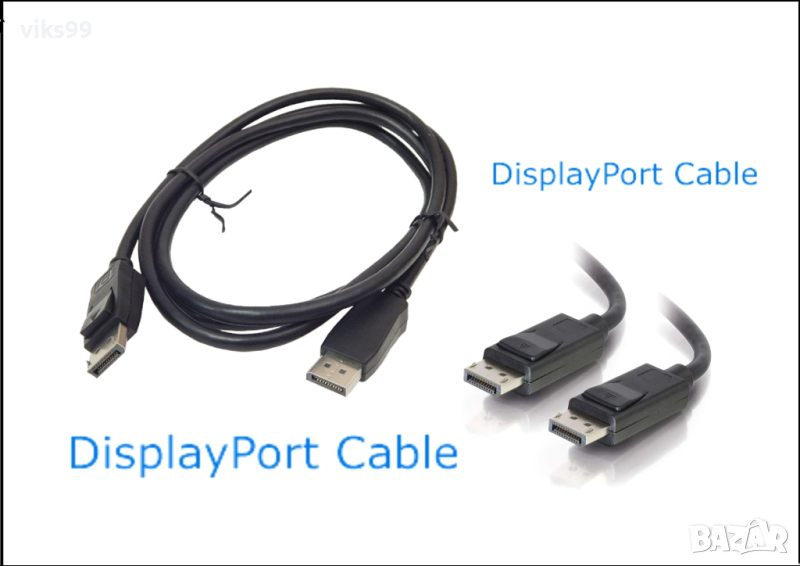 Нов кабел DisplayPort към DisplayPort , снимка 1