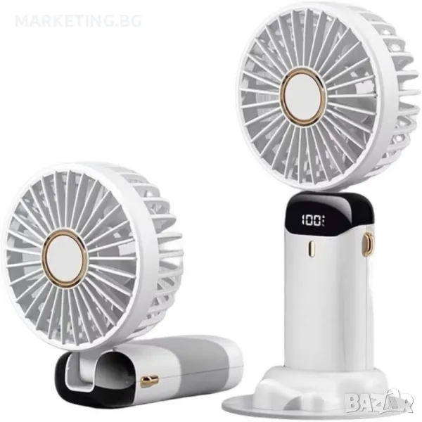 Преносим вентилатор 3 в 1 с 5 скорости и цифров дисплей, снимка 1