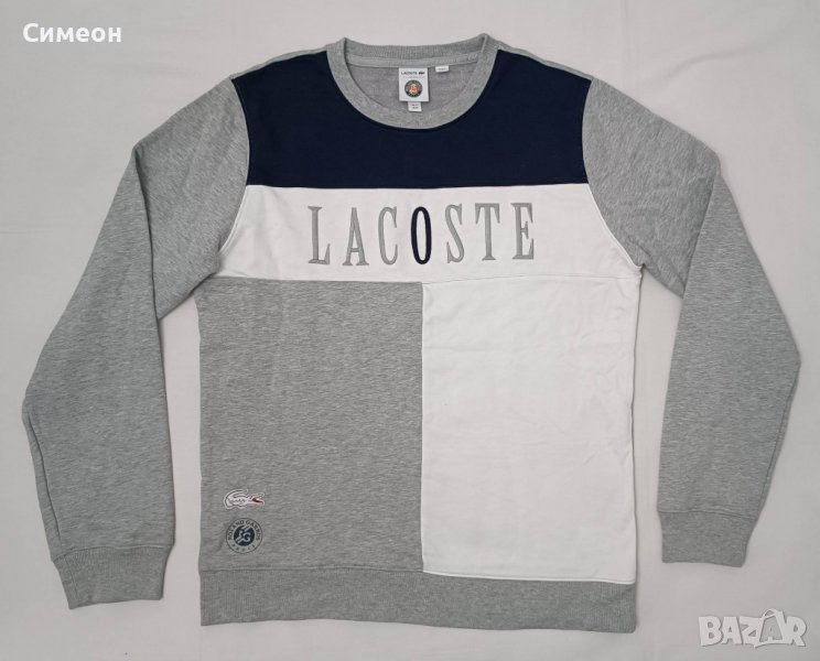 Lacoste Roland Garros Sweatshirt оригинално горнище M памучен суичър, снимка 1