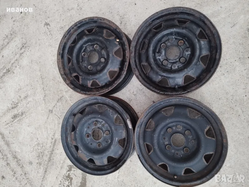 железни джанти за Ауди 80 R14, снимка 1