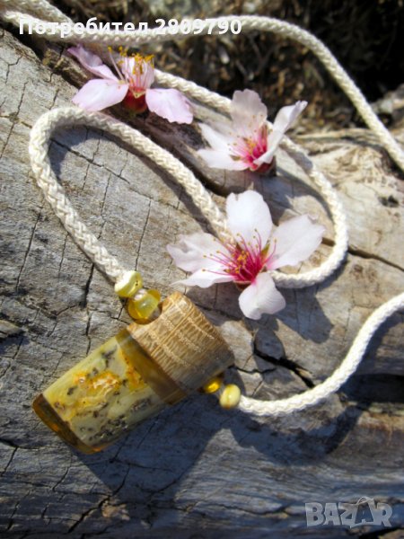 A handmade amber pendant that will emphasize your individuality / Ein handgefertigter Bernsteinanhän, снимка 1