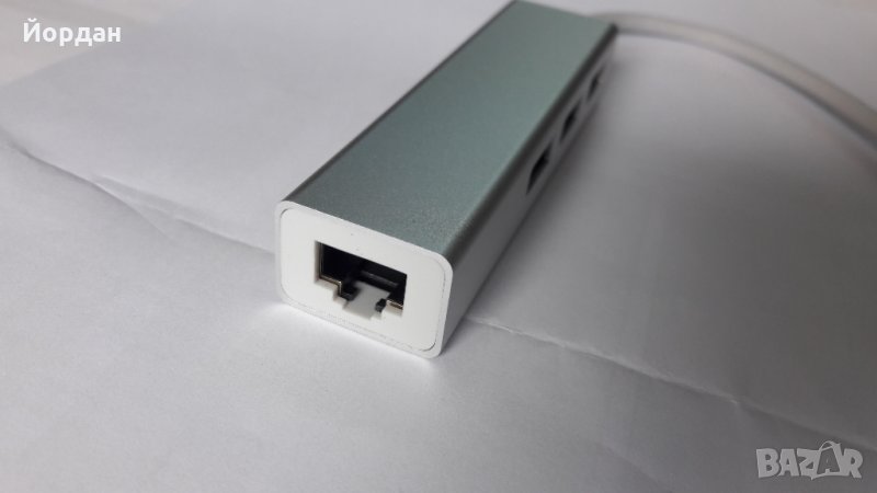Type C hub 3.0 LAN + 3 USB, снимка 1