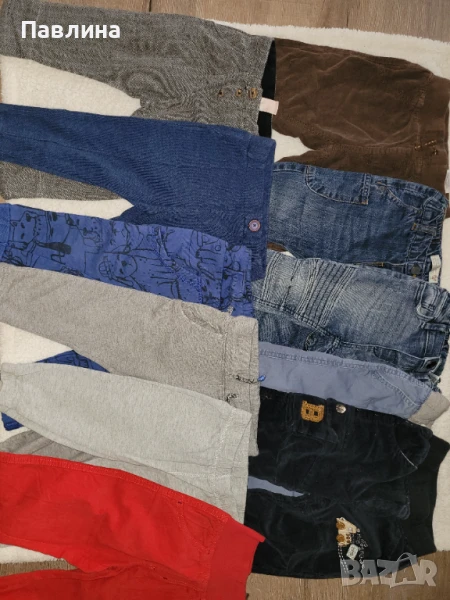 Бебешки Дълги Панталони за Момче - 12-18м, снимка 1