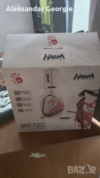 Слушалки Bloody Naraka MR720, снимка 1