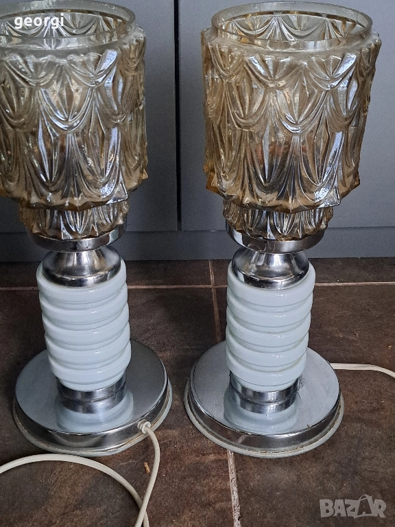 две български нощни лампи, снимка 1
