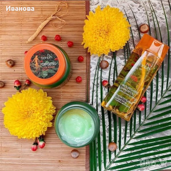 Шампоан за коса с корен от жен шен, снимка 1