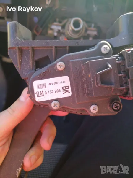 педал газ OPEL ASTRA 1.6 , GM 9 157 998 BK, снимка 1