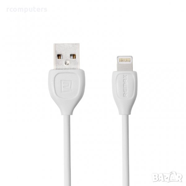 Кабел Remax iPhone Lightning USB Дата, Бял, 1m, снимка 1