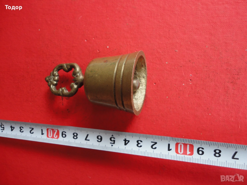 Бронзов звънец камбанка чан 6, снимка 1