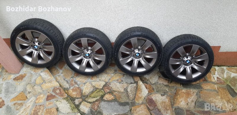 BMW 19" 5x120 оригинални със зимни гуми 245/45/19, снимка 1