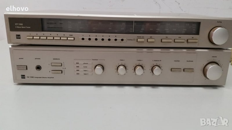 Стерео усилвател, тунер Dual CV 1160, CT 1160, снимка 1