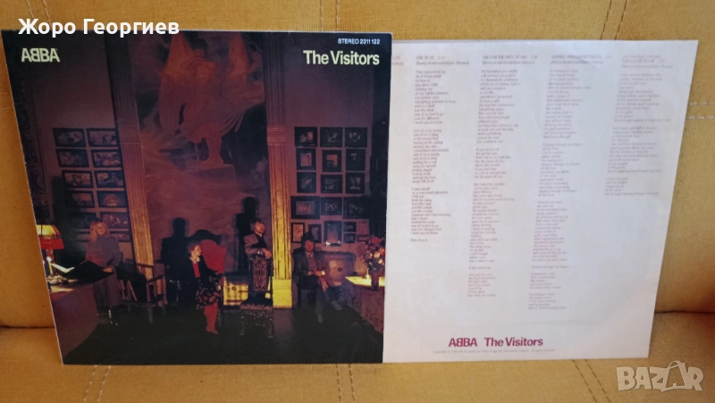 ABBA , АББА - *The VISITORS* 1981  като нова, издание Polydor - W.Germany, снимка 1