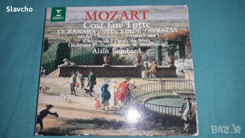 Дискове на - Волфганг Амадеус Моцарт/ MOZART BOX 3 CD COSI FAN TUTTE/ ALAIN LOMBARD, снимка 1