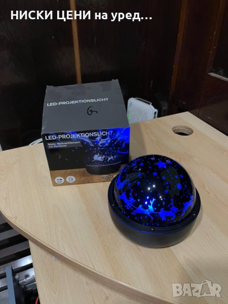 Въртяща коледна нощна лампа , снимка 1