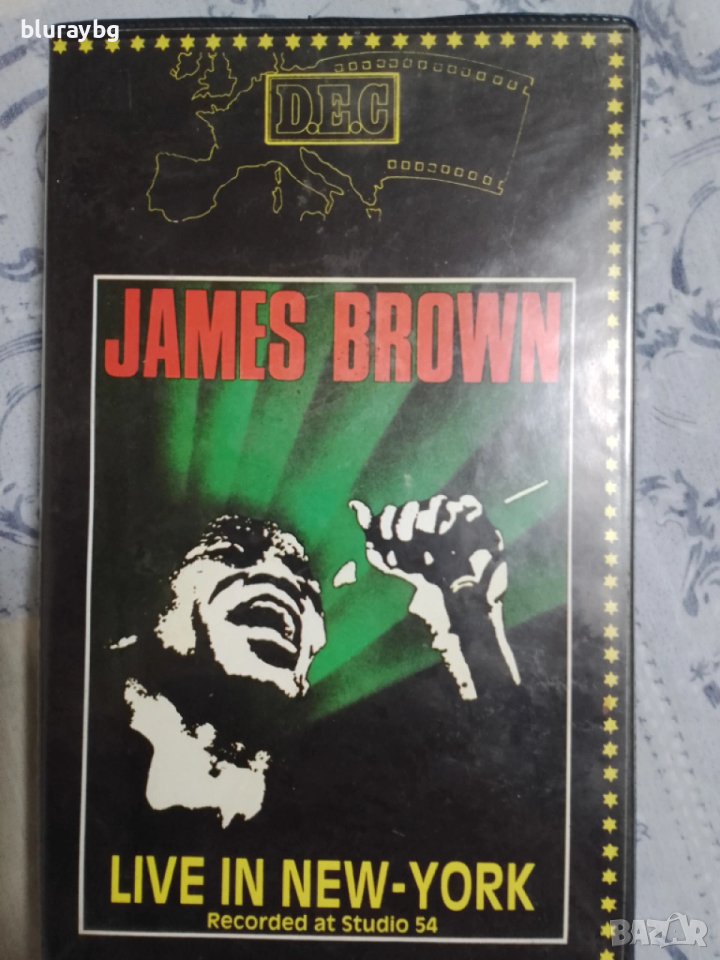 James Brown – Live In New York VHS, снимка 1