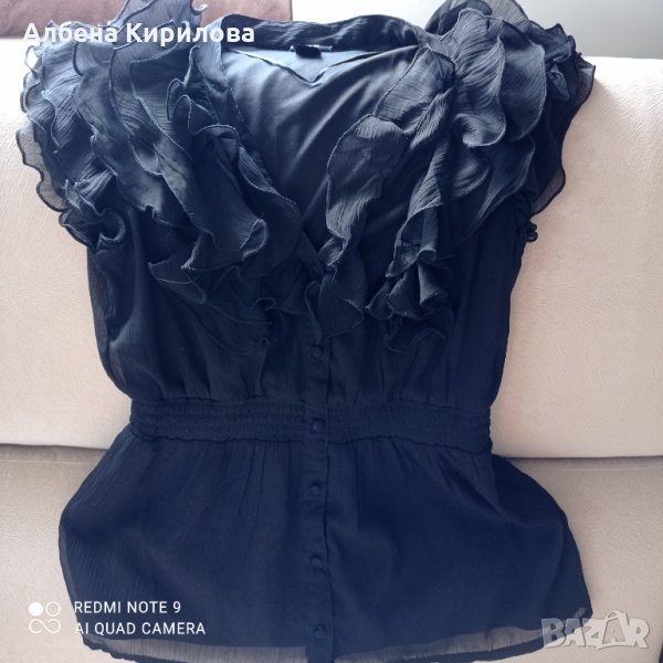 Официална черна блуза на Н&М, 36 до 40р-р, снимка 1