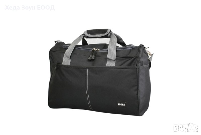 Сак за Ръчен багаж 40x30x20 Авио Черен/Сив/Син/Червен, снимка 1