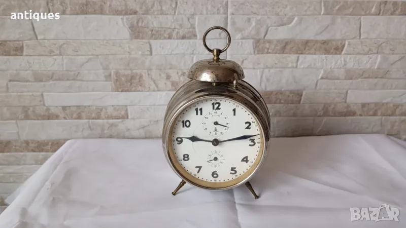 Стар немски часовник / будилник - Gustav Becker - Made in Germany - 1930г., снимка 1