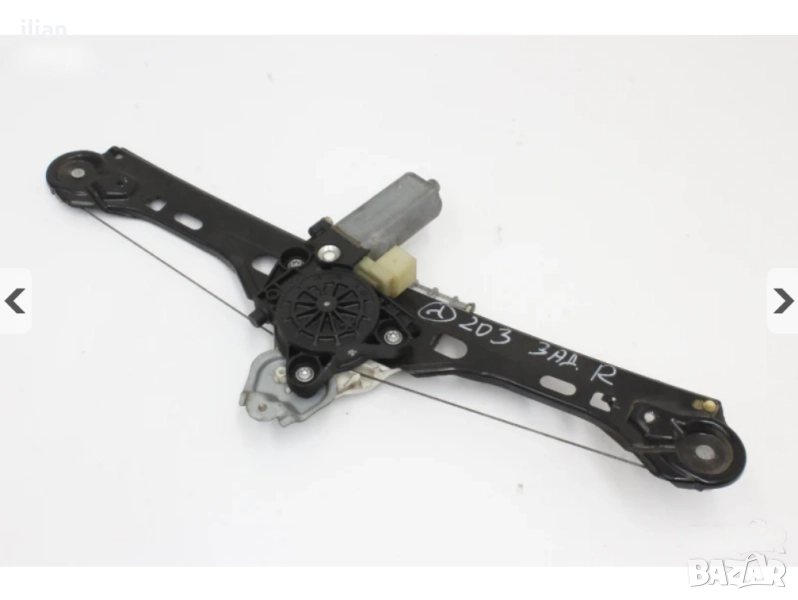Стъклоповдигач Mercedes C-Class W203 Заден Десен 0130822007 , снимка 1