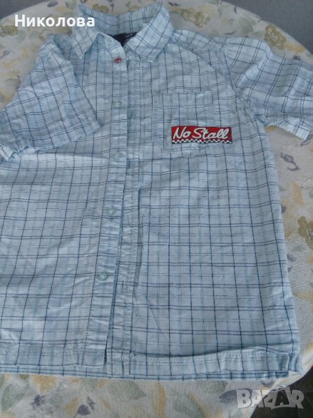 Риза с къс ръкав за момче, снимка 1