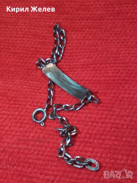 СТАРА СРЕБЪРНА РЕТРО АР ДЕКО ГРИВНА СРЕБРО 800 РЪЧНА МАЙСТОРСКА ИЗРАБОТКА 32132, снимка 1