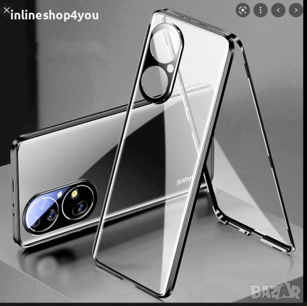 Двоен Магнитен Кейс Huawei P50 pro , снимка 1