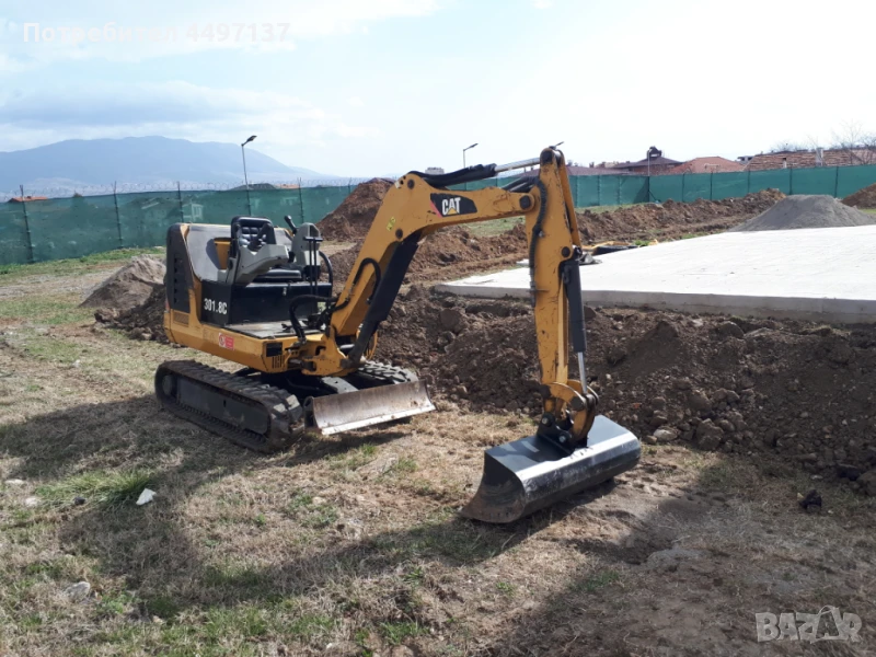 Услуги с мини багер и самосвал, снимка 1