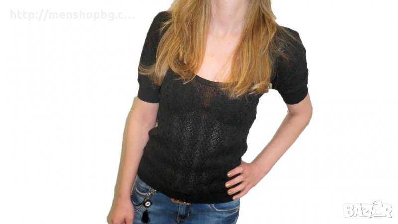 Дамска блуза в черно, снимка 1