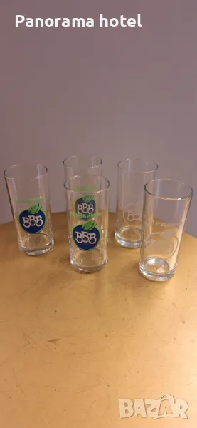 комплект 5 броя чаши за сок , снимка 1